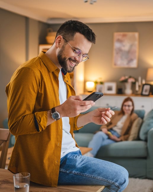 Online-aankoop-mobiel-betaling
