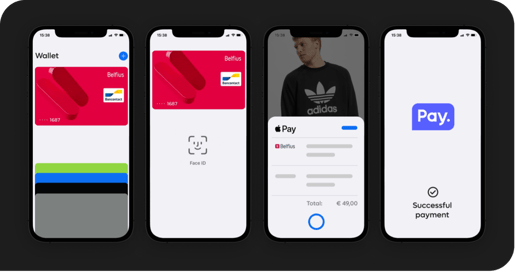Nu beschikbaar bij Pay: Bancontact via Apple Pay
