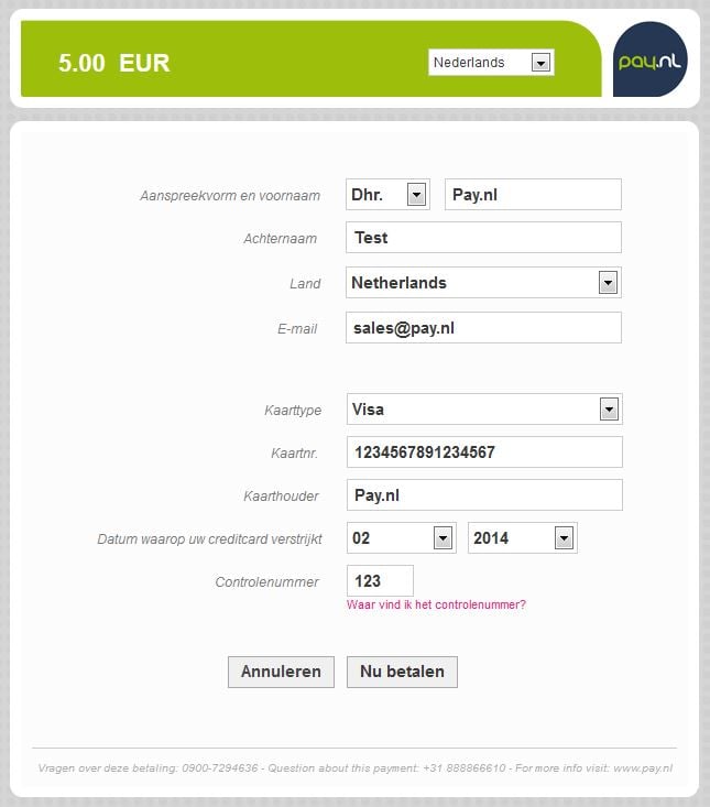 Verpletteren Rijden Verfijnen Creditcard als betaalmethode aan jouw webshop toevoegen? - Pay.